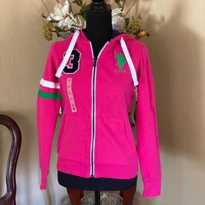 US Polo Assn Fun Zip Up Hoodie